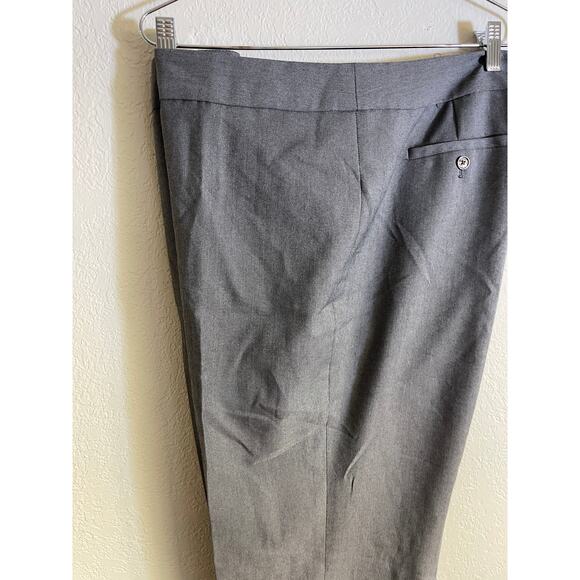 Anne Klein Womens Straight Leg Slacks Pants SIZE 16 Black Gray Classic Career - Picture 2 of 9